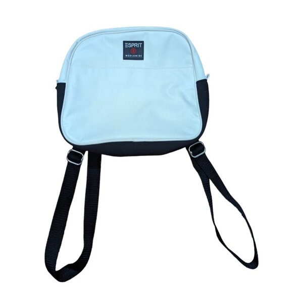 Vintage 1990s Y2K Esprit Worldwide White Backpack Purse Handbag main image 6